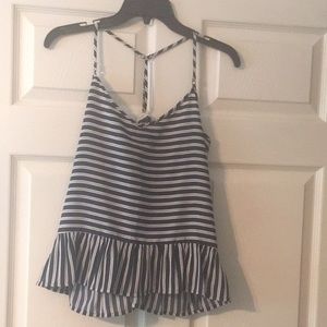 Ruffled tank top